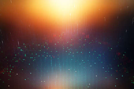 Abstract background of fiber technology lights
