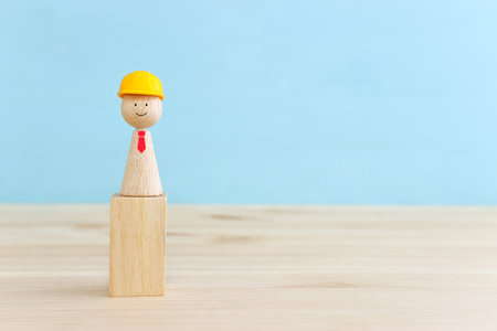Concept of leadership and forwarding ahead. figure managerの写真素材