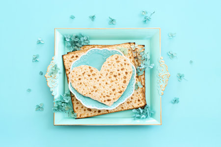 Pesah celebration concept (jewish Passover holiday)の写真素材