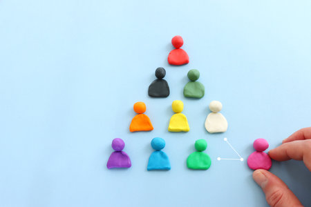 image of people figures, human resources, leadership and management conceptの写真素材