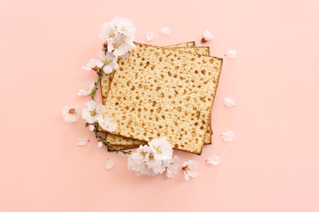 Pesah celebration concept (jewish Passover holiday)の写真素材