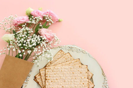 Pesah celebration concept (jewish Passover holiday)の写真素材