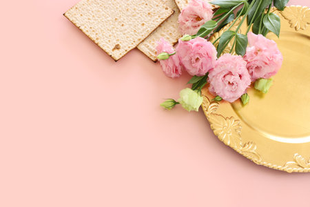 Pesah celebration concept (jewish Passover holiday)の写真素材