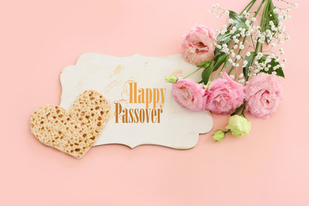 Pesah celebration concept (jewish Passover holiday)の写真素材