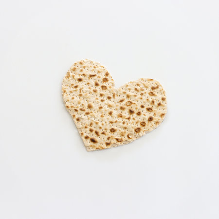 Pesah celebration concept (jewish Passover holiday) over isolated white backgroundの写真素材