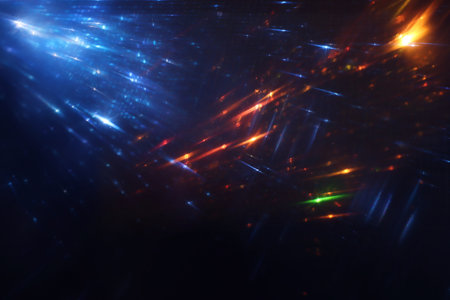 Abstract background with bright colors, gradient and wavy patterns