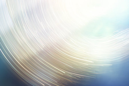 Blurred refraction light, bokeh or flare overlay effect