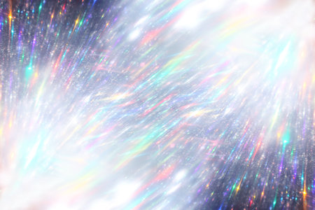 Blurred refraction light, bokeh or organic flare overlay effect