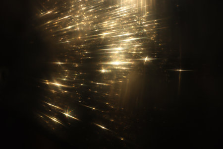 Abstract background of soft focus bokeh lights