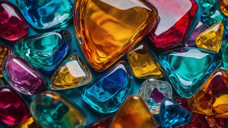 A background made of colored glassの素材