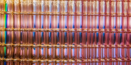 background of colorful glitter lightsの素材