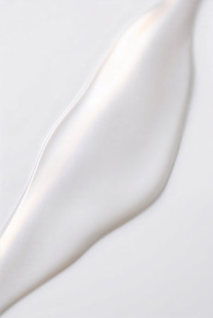 abstract background of white cosmetic cream sampleの素材