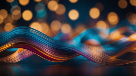 background of abstract multicolor glitter lightsの素材