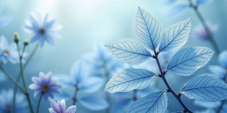 image of dreamy flowers fantasy fieldの素材