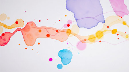 colorful stains paint texture backgroundの素材