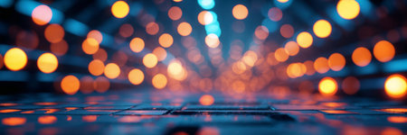 background of abstract glitter lightsの素材