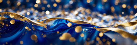 background of abstract glitter lightsの素材