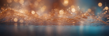 background of abstract glitter lightsの素材