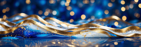 background of abstract glitter lightsの素材