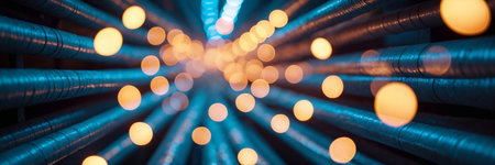 industrial pipes and glitter lightsの素材