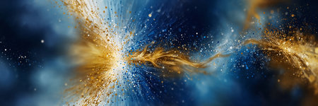 background of abstract glitter lightsの素材