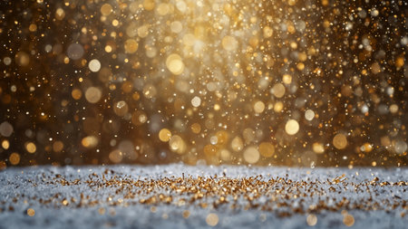 background of abstract glitter lightsの素材