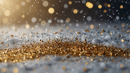 background of abstract glitter lightsの素材