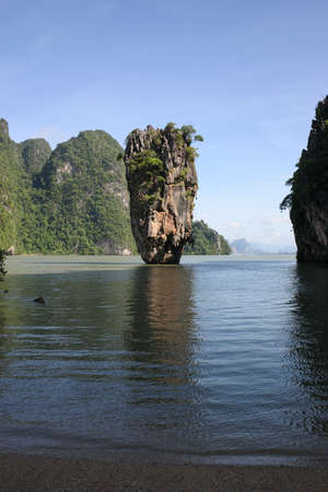 Popular getaways of Thailand.Be part of the Panggna  Province.の写真素材