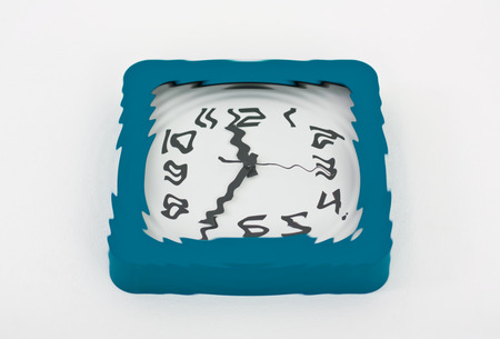 Hypnotic effect of a clock by watching the time passing by.