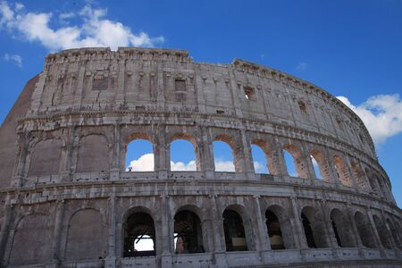 Ancient Colosseum in Rome, Italyの写真素材
