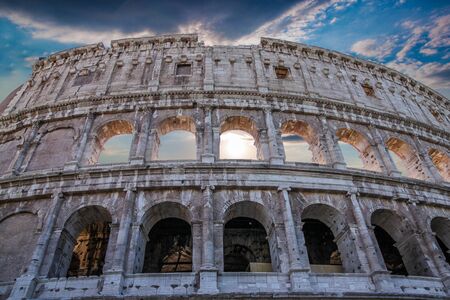 Ancient Colosseum in Rome, Italyの写真素材