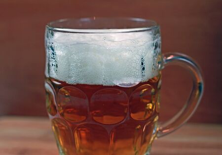 Glass of beerの写真素材