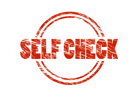 slef checkの写真素材