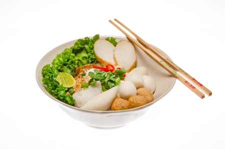 A bowl of Chinese noodle 