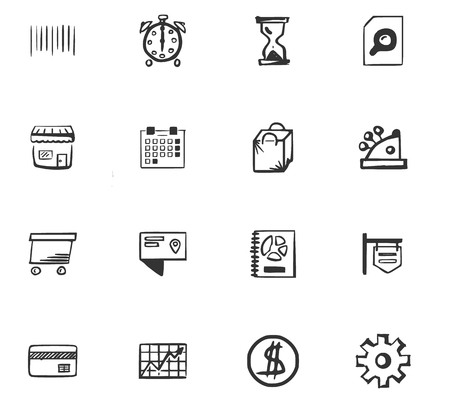 Business icons set for website designのイラスト素材