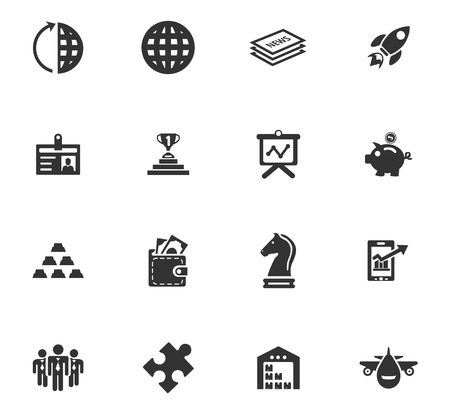 Business icons set for website designのイラスト素材