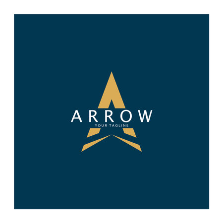 Arrow vector illustration icon Logo Template design