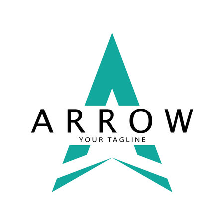 Arrow vector illustration icon Logo Template designのイラスト素材