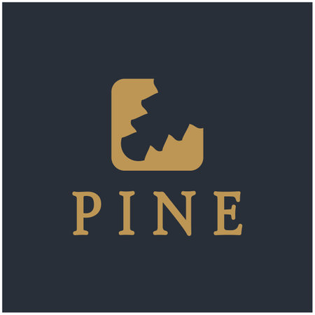 abstract simple pinecone logo pine tree design,for business,badge,emblem,pine plantation,pine wood...