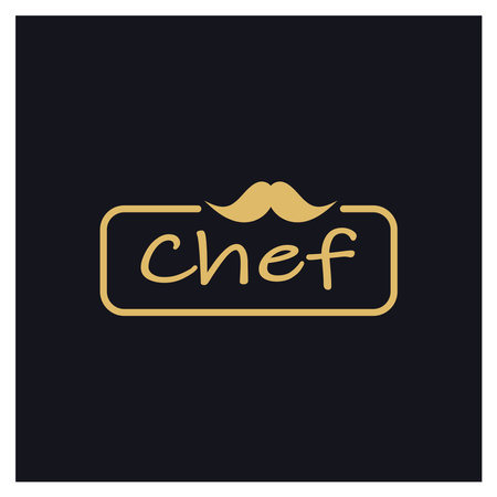 professional logo chef or kitchen chef hat.for business,home cook,and restaurant chef.bakery,vectorのイラスト素材