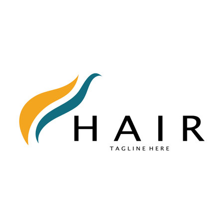 Hair treatment logo hair transplantation logo,removal logo vector image design illustrationのイラスト素材