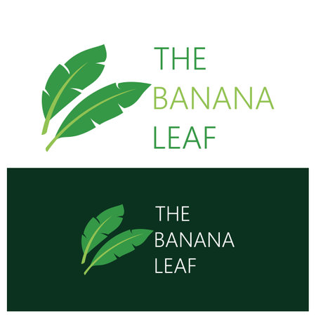 Simple Silhouette Banana Tree  Logo. Flat Design vectorのイラスト素材