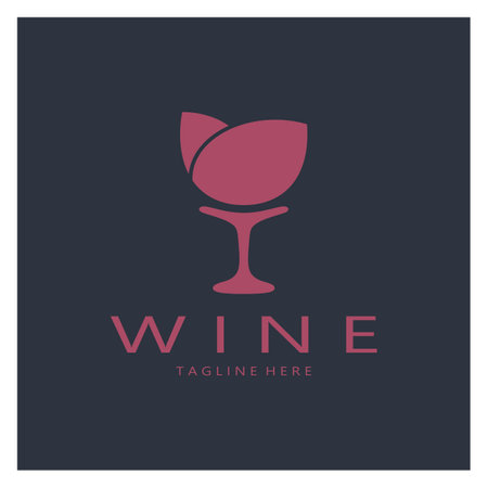 Wine logo design template.vector illustration of icon-vectorのイラスト素材