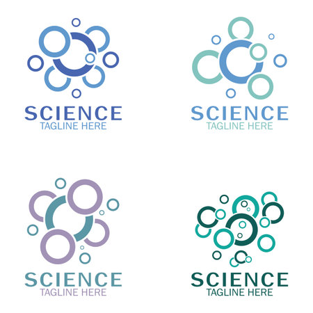 Molecule symbol logo template vector illustration designのイラスト素材