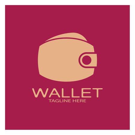 e wallet logo design illustration icon with a simple modern concept, for electronic wallets, digital money storage applications, digital savings, digital money transactions,vectorのイラスト素材