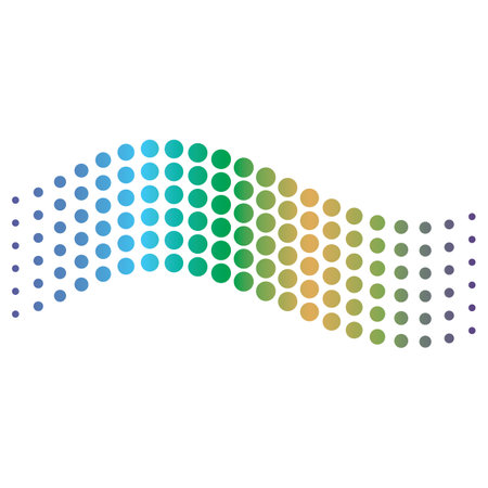 aurora logo design icon illustration vector templateのイラスト素材