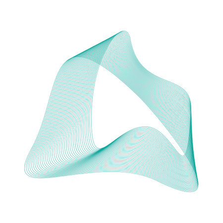 aurora logo design icon illustration vector templateのイラスト素材