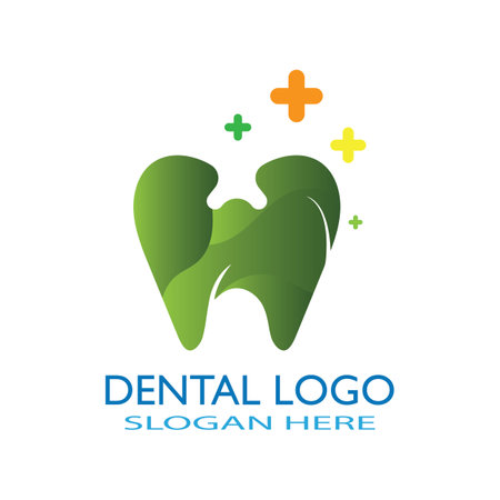 Dental logo Template vector illustration icon designのイラスト素材