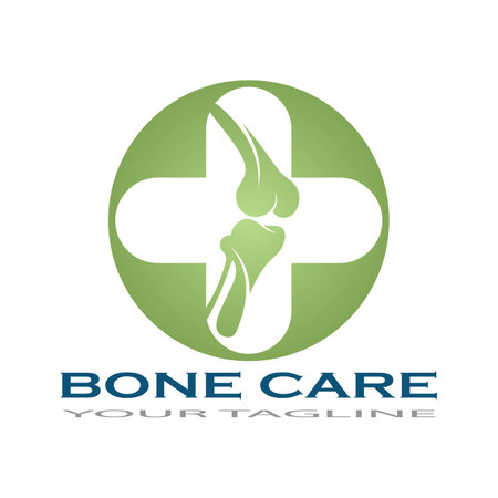 bone care healt logo symbol abstract design vectorのイラスト素材