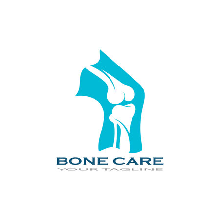 bone care healt logo symbol abstract design vectorのイラスト素材